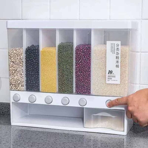 ⁦Wall Mounted Kitchen Organizer Container Box⁩ - الصورة ⁦3⁩