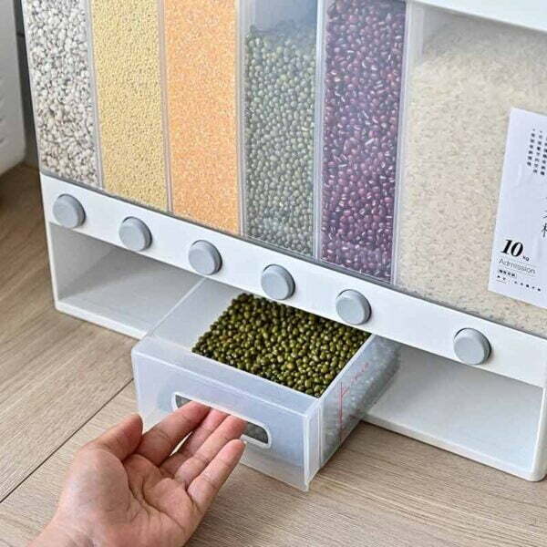 ⁦Wall Mounted Kitchen Organizer Container Box⁩ - الصورة ⁦4⁩