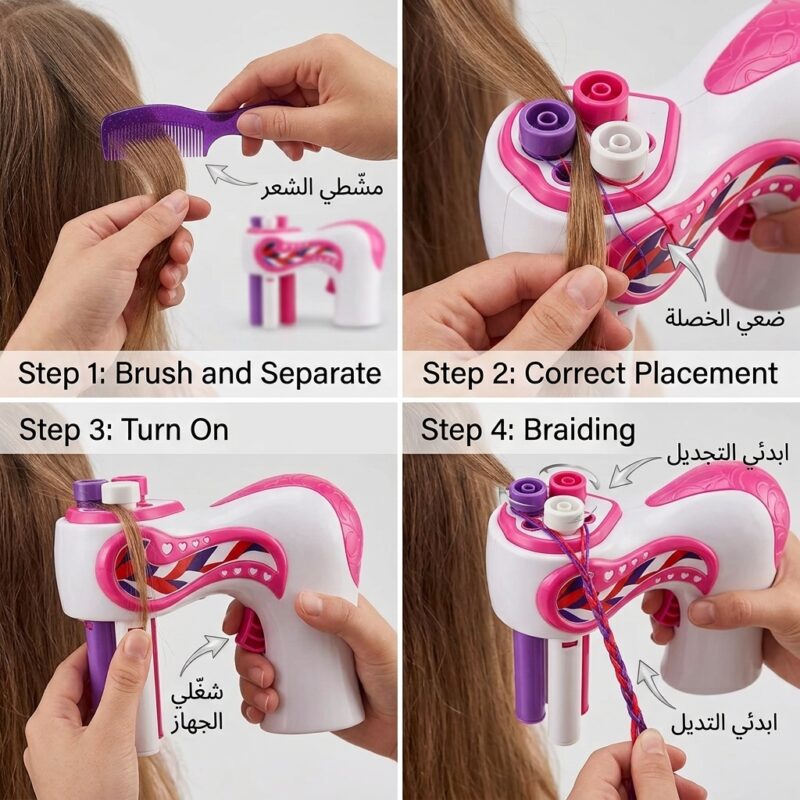  آلة تجديل الشعر