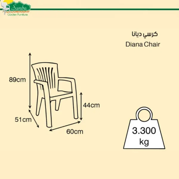 ⁦كرسي ديانا رتان⁩ - الصورة ⁦3⁩