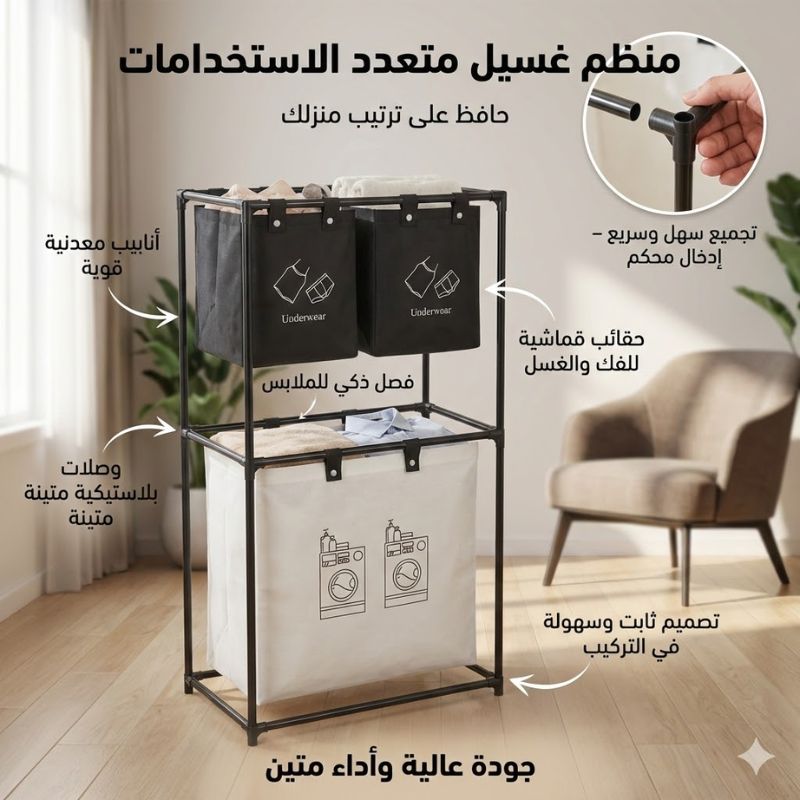 منظم الغسيل الذكي