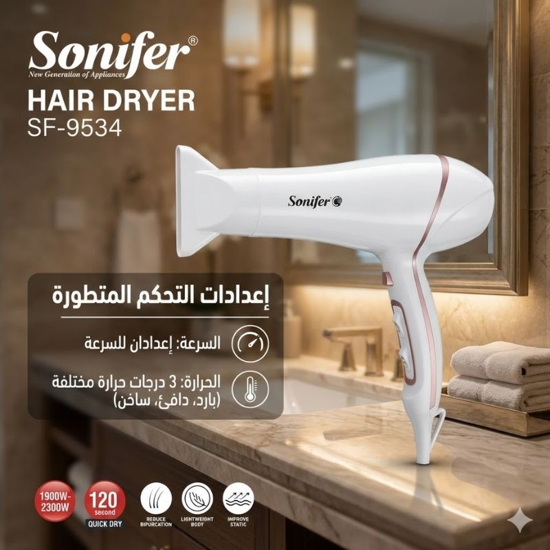 سشوار Sonifer - الصورة 8