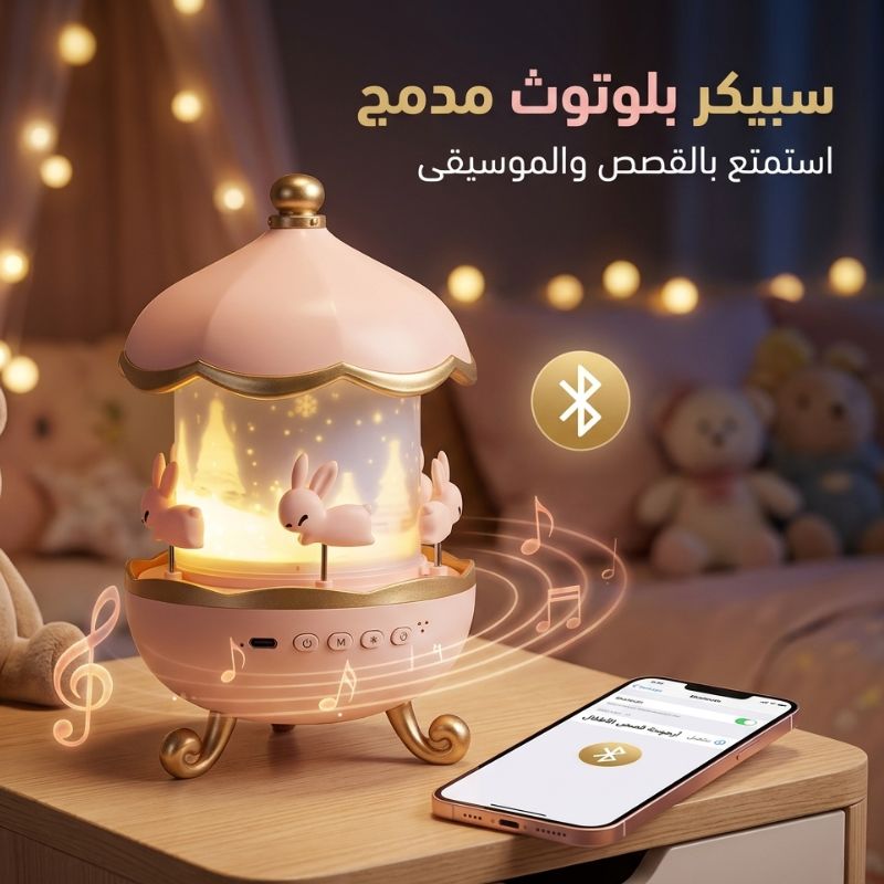مكبر صوت بلوتوث مدمج لتشغيل القصص