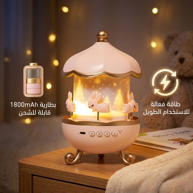 أجواء الغرفة مع تشغيل البروجكتور