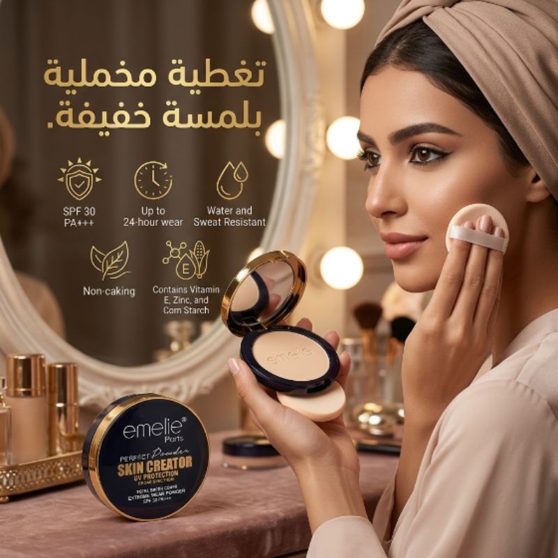 بودرة إيملي - التطبيق