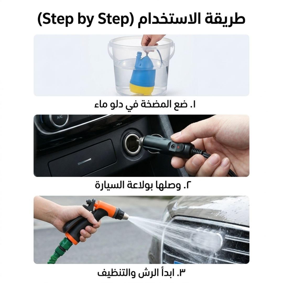 خطوات استخدام سهلة