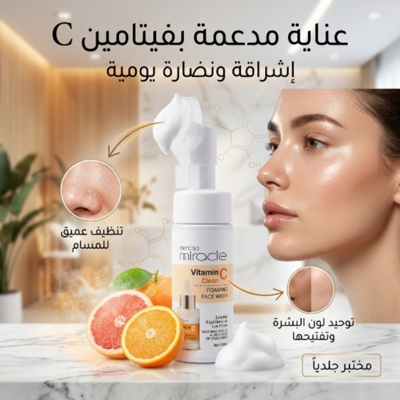 غسول فيتامين سي برغوة فاخرة