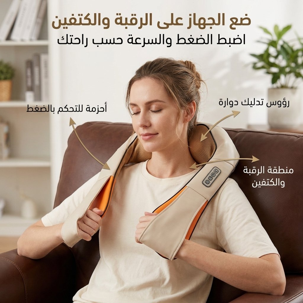 جهاز تدليك الرقبة والأكتاف - الصورة 2