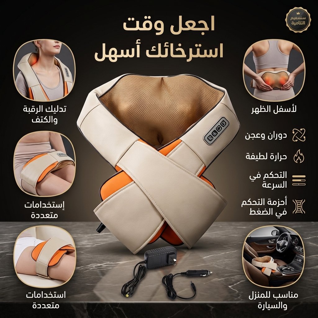 جهاز تدليك الرقبة والأكتاف - الصورة 10
