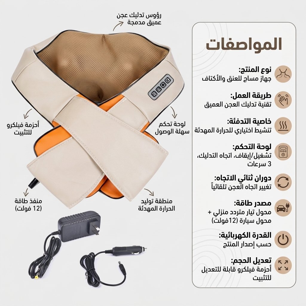 جهاز تدليك الرقبة والأكتاف - الصورة 9