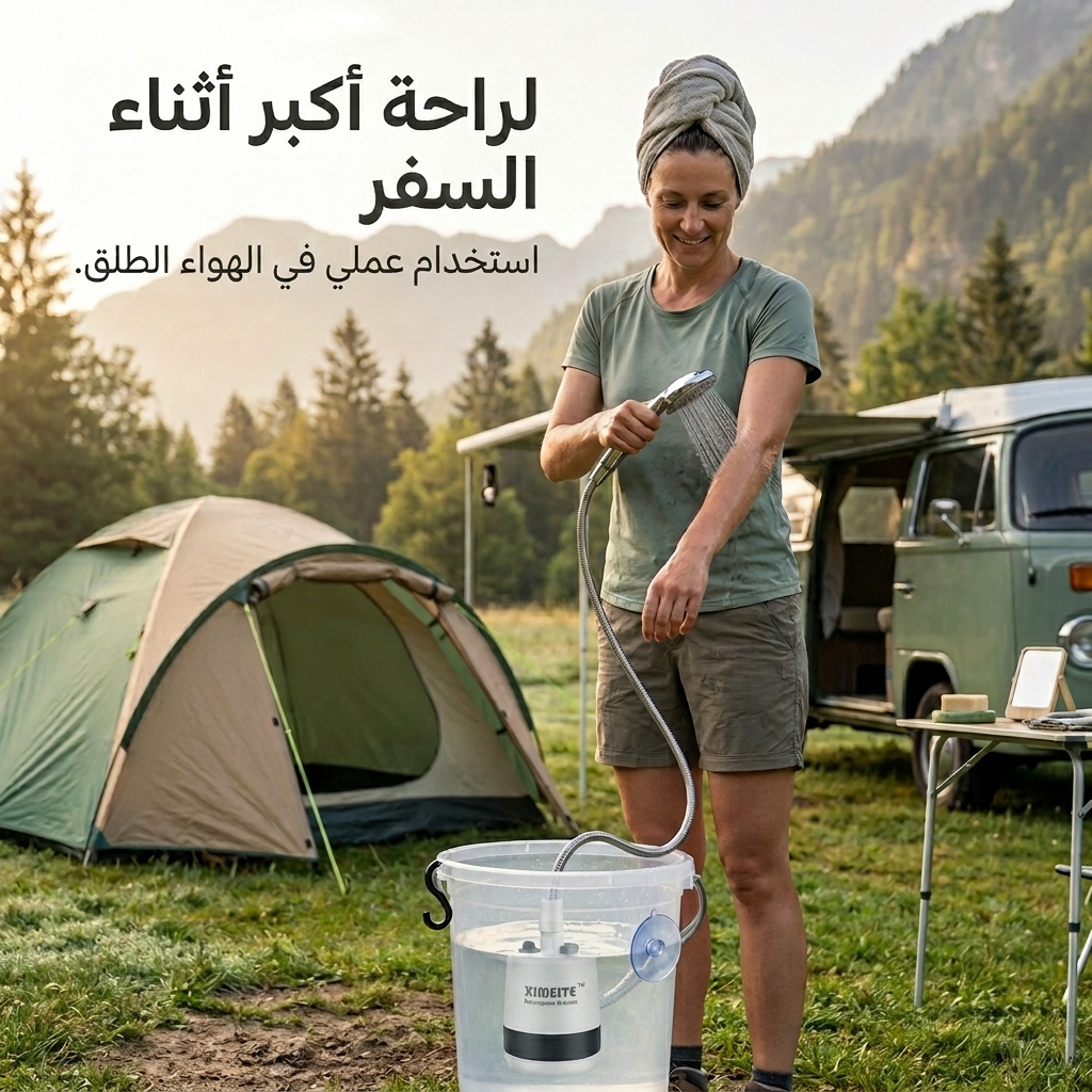 دش الرحلات والتخييم المحمول XIMEITE