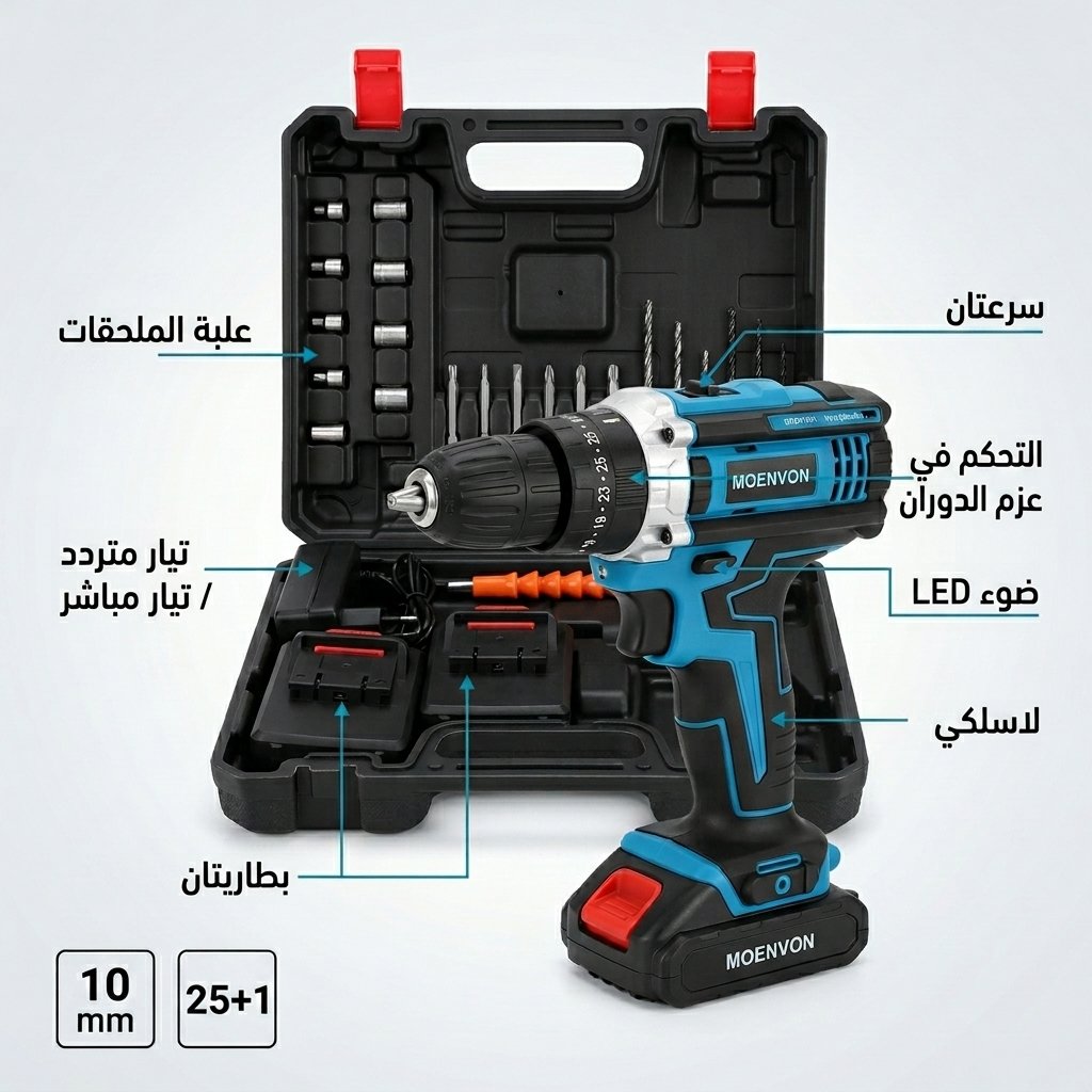 طقم الدريل الشامل 3 في 1 - الصورة 9