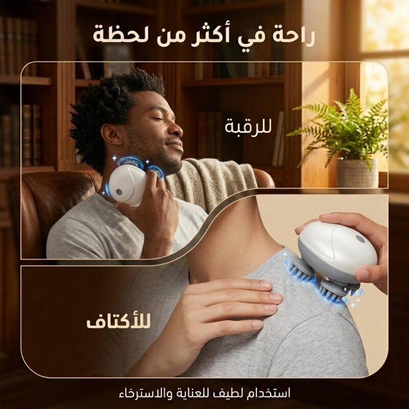 مدلك الرأس والرقبة  للاسترخاء