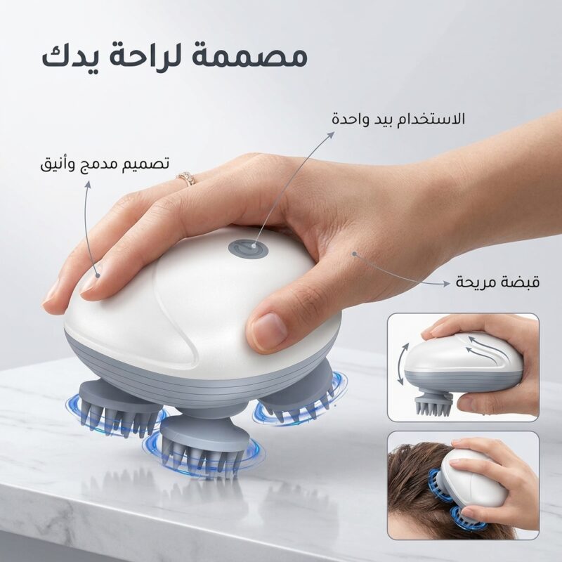 مدلك الرأس والرقبة  للاسترخاء