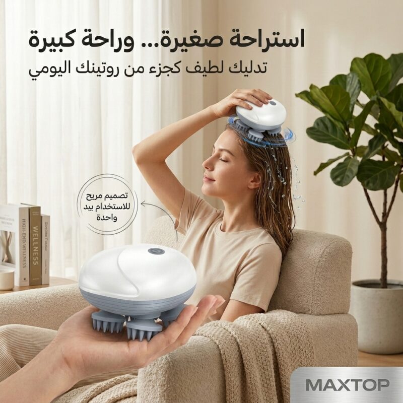 مدلك الرأس والرقبة  للاسترخاء
