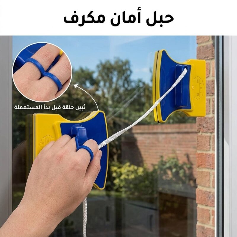 مساحة تنظيف الزجاج المغناطيسية