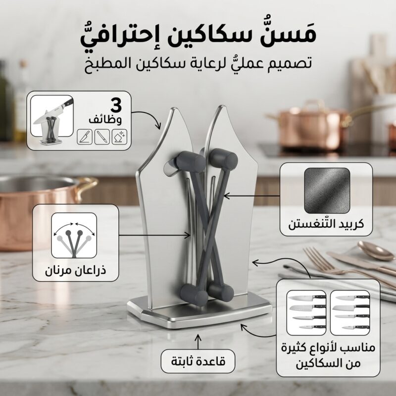 مسن سكاكين احترافي