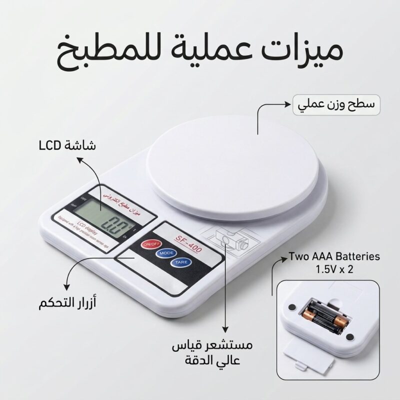 ميزان مطبخ إلكتروني
