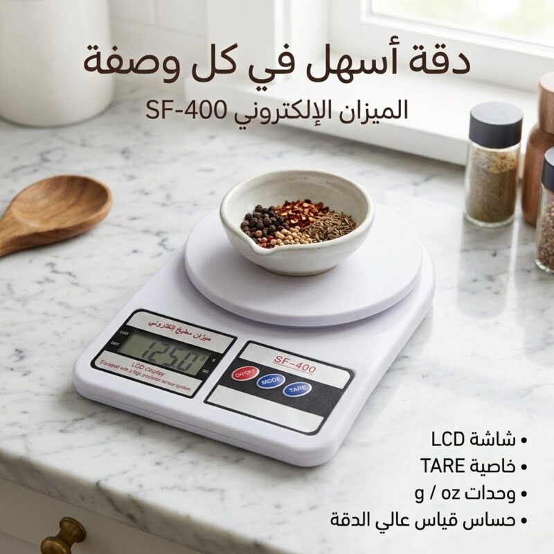 ميزان مطبخ إلكتروني