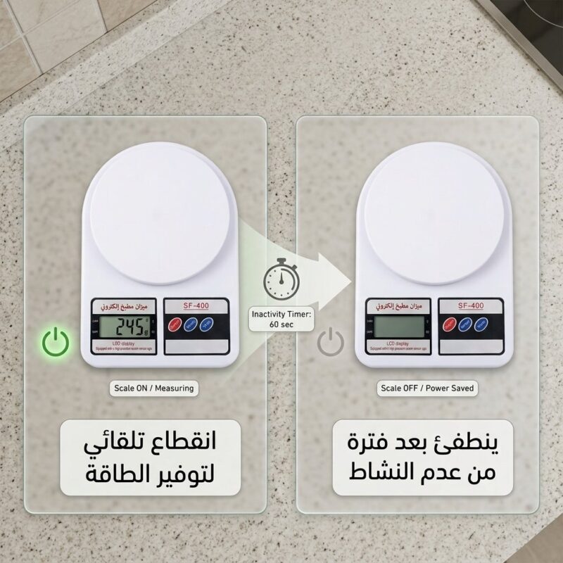 ميزان مطبخ إلكتروني