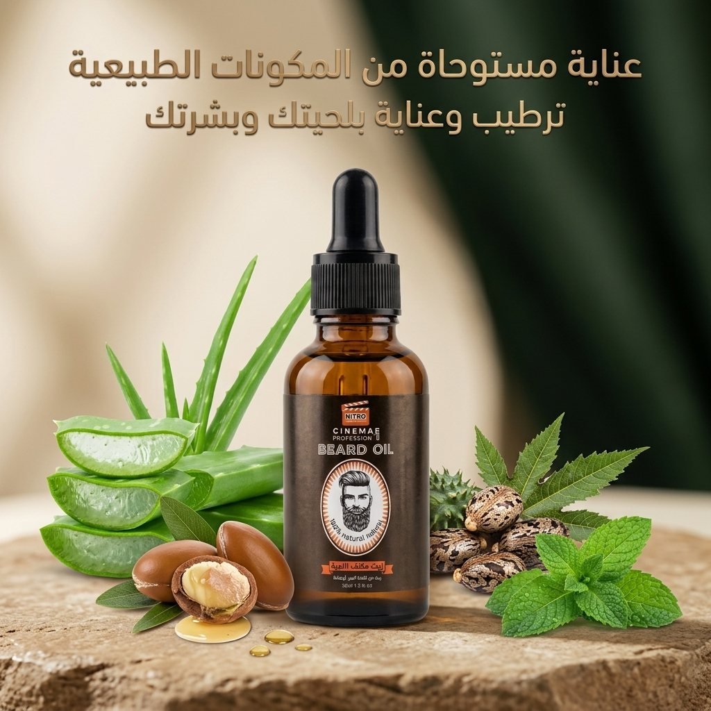 مكونات طبيعية: أركان وصبار ونعناع